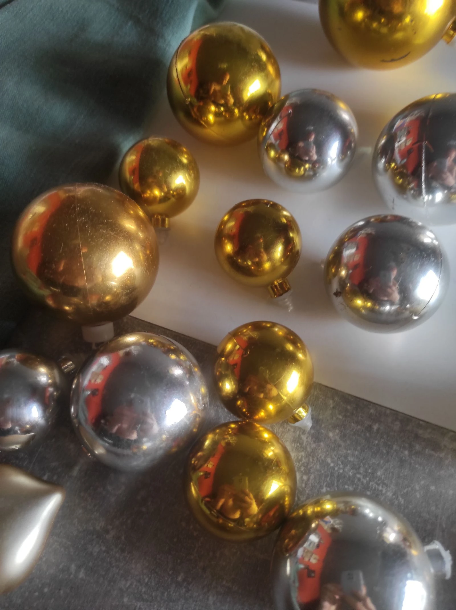 Lote 21 verschillende kerstballen – photo 5